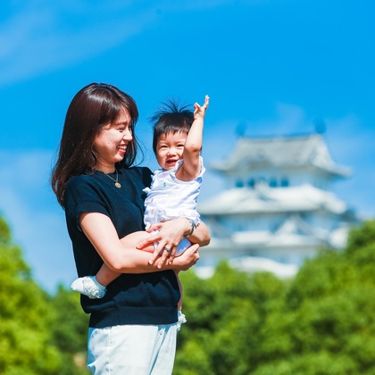 フォトタイムズが撮影した家族写真の出張撮影/七五三フォト/お宮参り/旅行先の記念撮影の写真