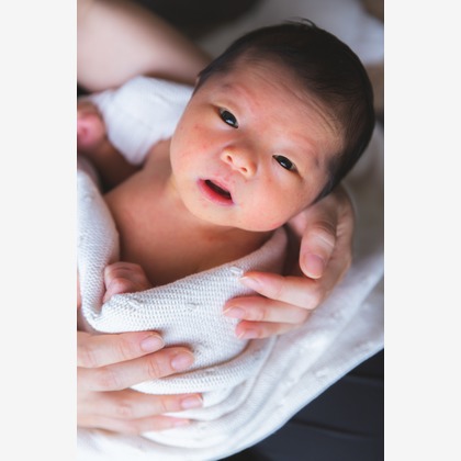 多田正子が撮影したニューボーンフォトの写真