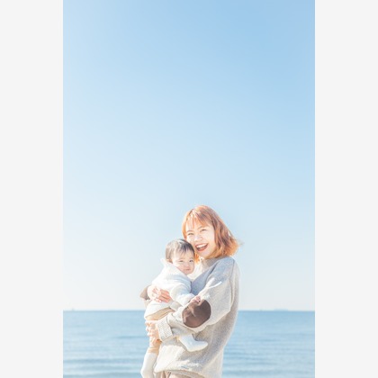 今泉秀樹が出張撮影した「稲毛海岸」の家族写真