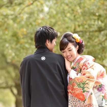 Photo of Pre weddingphotoshoot and wedding ceremony at shrine and Nara Park for foreigners. taken by Kiki photo works