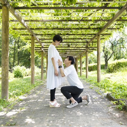 大森　礼子が撮影したマタニティフォトの写真