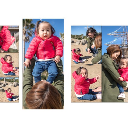 Yoppegraphy Photographic Serviceが出張撮影した家族写真(キッズ,ベビーフォト)が写った家族写真の出張撮影の写真