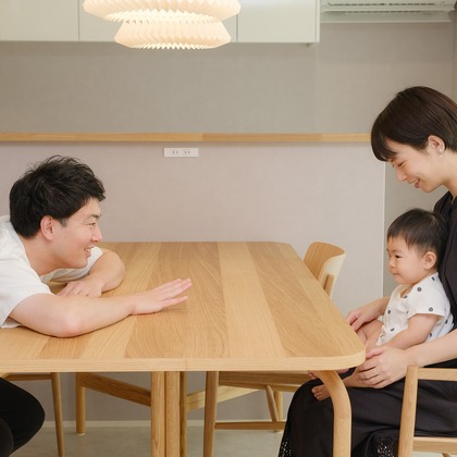 高夏写真店が出張撮影した「家族写真の撮影」の家族写真