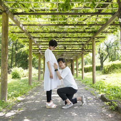 大森　礼子が撮影したマタニティフォトの写真