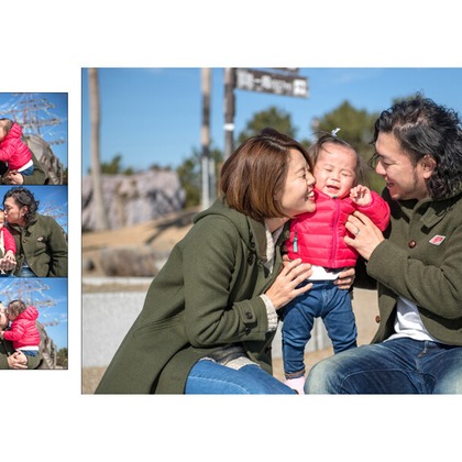 Yoppegraphy Photographic Serviceが出張撮影した家族写真(キッズ,ベビーフォト)が写った家族写真の出張撮影の写真