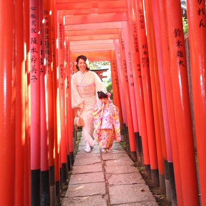 Kan Suzuki  photographyが出張撮影した自然の風景, 七五三, スナップショットが写ったエンゲージメントフォトの写真