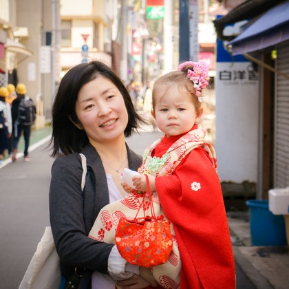 Aya Petite Photographyが出張撮影した「七五三出張撮影」の家族写真