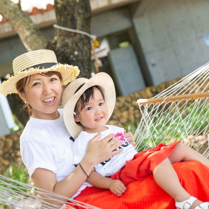 石垣島メモリアルフォトが撮影した家族写真の出張撮影の写真