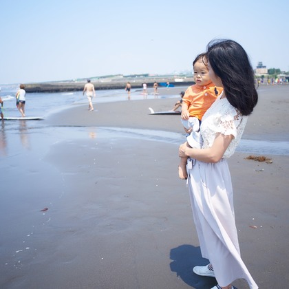 Michiharu GUNJIが出張撮影した「O様 ご家族撮影 湘南 夏」の家族写真
