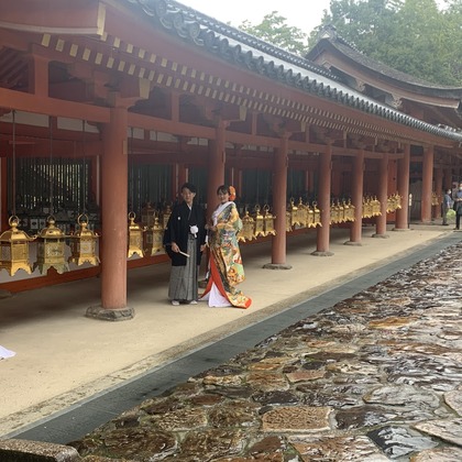 Photo of Shooting before and after the wedding ceremony at Kasuga Taisha Shrine taken by 小林　碧
