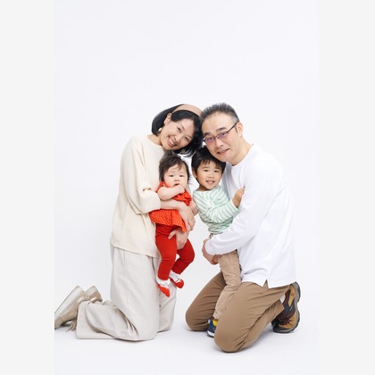 森田寫眞館が出張撮影した「ファミリー」の家族写真