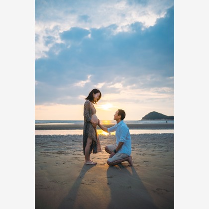 フォトグラファー笹が撮影したマタニティフォトの写真