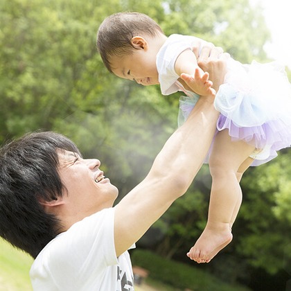 フォトグラが撮影した家族写真の出張撮影の写真