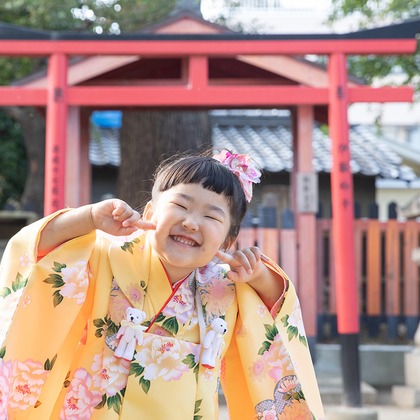 Merry Momentが出張撮影した753, 着物, 女の子が写ったエンゲージメントフォトの写真