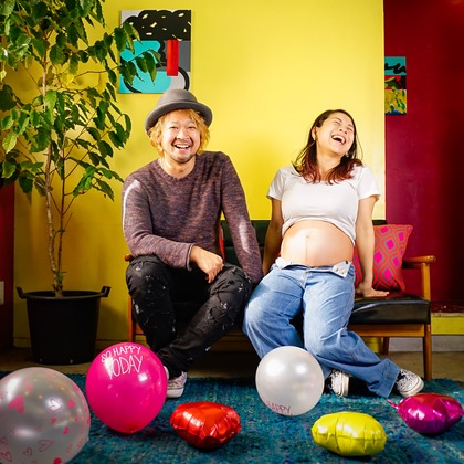 Aya Petite Photographyが出張撮影した「マタニティ出張撮影」の家族写真