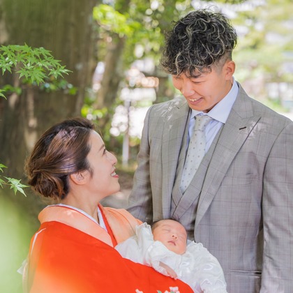 HannahCreate（ハンナクリエイト）が出張撮影したジェスチャー, 自然の中の人々, 脊椎動物が写った家族写真の出張撮影/七五三フォト/お宮参りの写真