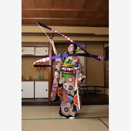 スマイルハンターが出張撮影した家族写真(キッズ,ベビーフォト)などが写った「成人式フォト」の家族写真