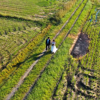 佐野章太が撮影した前撮り/後撮り出張撮影/結婚式撮影の写真