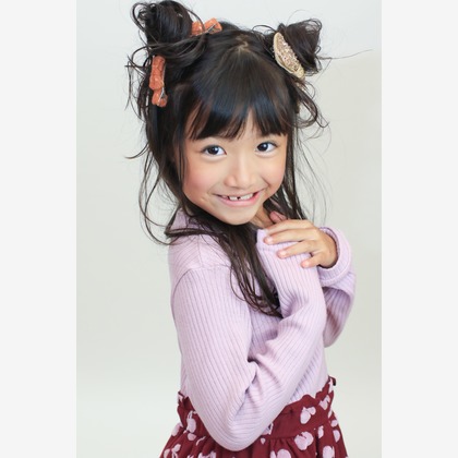 高橋 透（Coo&Sea STUDIO代表）が出張撮影した日本アイドル, イヌ科, 子モデルなどが写った「キッズプロフィールフォト」の家族写真