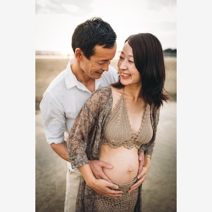 フォトグラファー笹が撮影したマタニティフォトの写真