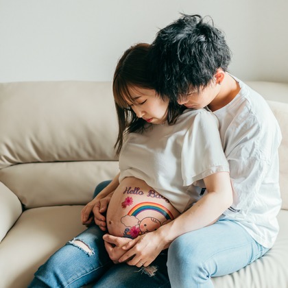 Photo Design CRIEが出張撮影した「マタニティ・ニューボーン」の家族写真