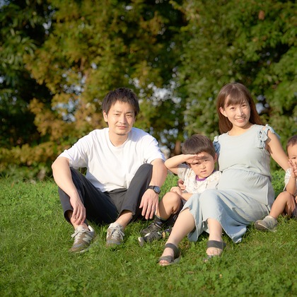Earth Creative Productsが出張撮影した「ファミリー」の家族写真