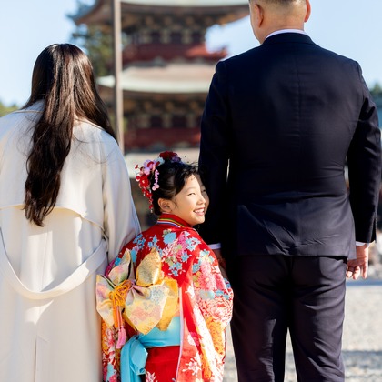 出張撮影くろさわが出張撮影した「七五三」の家族写真