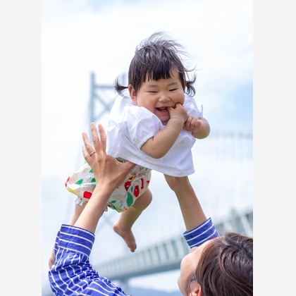 すみれふぉとが出張撮影した「新緑撮影会?」の家族写真