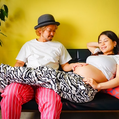 Aya Petite Photographyが出張撮影した「マタニティ出張撮影」の家族写真