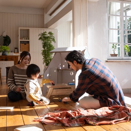 曽川拓哉が撮影した「ダンボールハウスの商品撮影」の写真