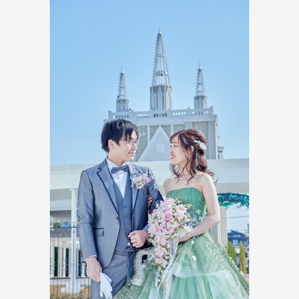 大阪フォトファクトリーが撮影した「ウェディング前撮り」の写真