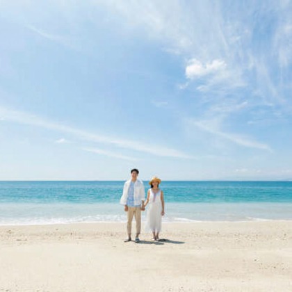 CREATIVE HOUSEが出張撮影した水着トップ, 自転車-機器と備品, ワンピースなどが写った「カップル・友人」の家族写真