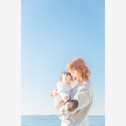 今泉秀樹が出張撮影した「稲毛海岸」の家族写真