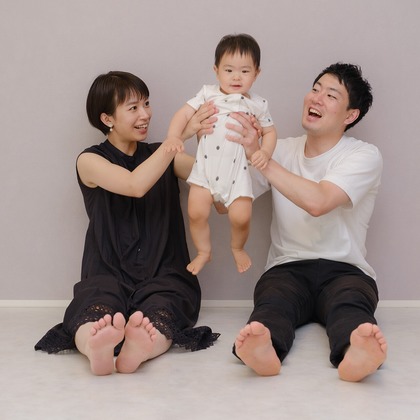 高夏写真店が出張撮影した「家族写真の撮影」の家族写真
