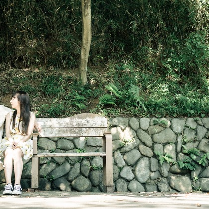 吉田　亘が撮影した旅行先の記念撮影の写真