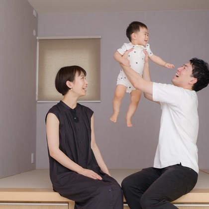 高夏写真店が出張撮影した「家族写真の撮影」の家族写真
