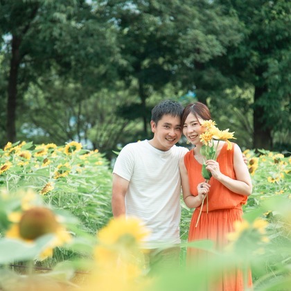 K.しんやが撮影した旅行先の記念撮影の写真