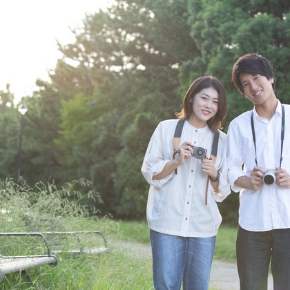 出張撮影ななが撮影したエンゲージメントフォトの写真