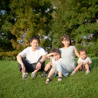 Earth Creative Productsが出張撮影した「ファミリー」の家族写真