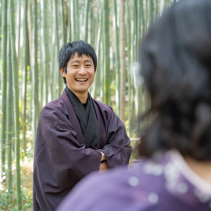 takumatravelが出張撮影した着物, 衣装/コスチューム, 赤が写った旅行先の記念撮影の写真