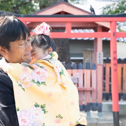 Merry Momentが出張撮影した753, 女の子, 神社が写ったエンゲージメントフォトの写真