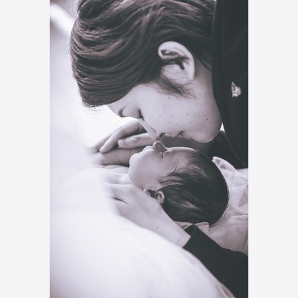 多田正子が撮影したニューボーンフォトの写真