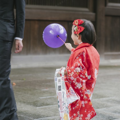 I'm home. 櫻井 真里が出張撮影した明治神宮, 植物, 七五三が写ったエンゲージメントフォトの写真