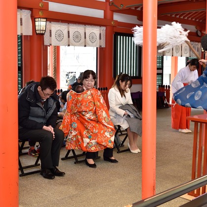 梶田　誠が撮影したお宮参りの写真