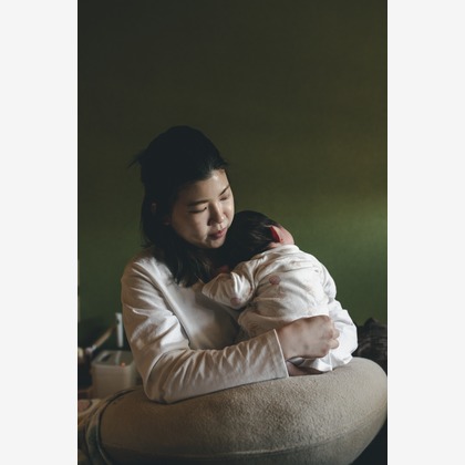 山口亮が撮影したニューボーンフォトの写真