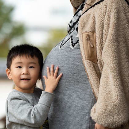 スタジオファンタスが出張撮影した家族旅行, 子供たち, 顎が写った七五三フォトの写真