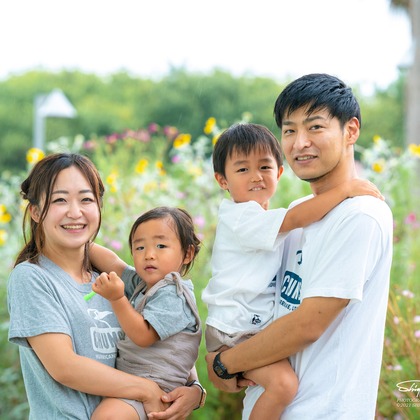 杉森 茂夫 (Photo Studio SS)が出張撮影した「七五三、お宮参り、家族写真」の家族写真