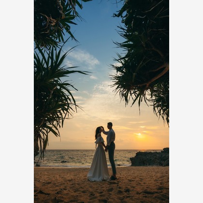 ポートレート沖縄が撮影した「ビーチフォトウエディング」の写真