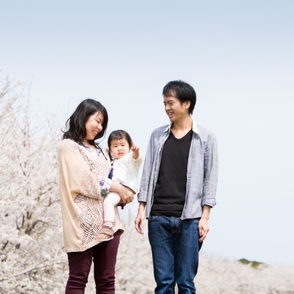 ヤマダフォトが撮影した家族写真の出張撮影の写真