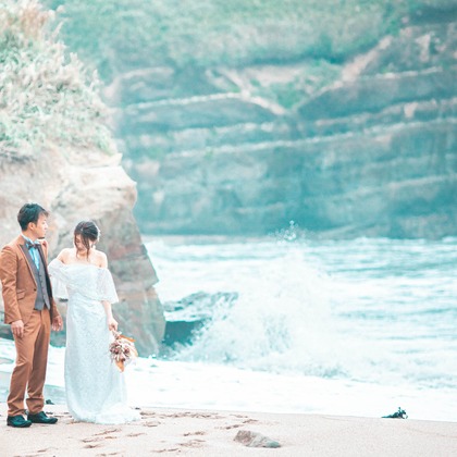 kudophotoが撮影した「フォトウエディング＿海岸」の写真